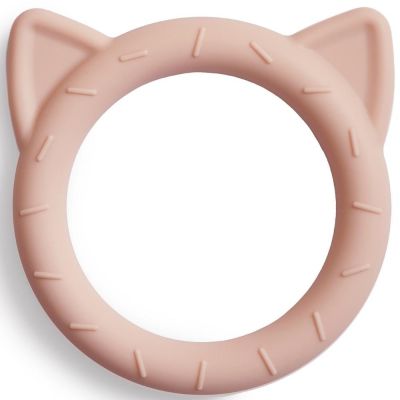 MUSHIE Anneau de dentition en silicone Cat Blush