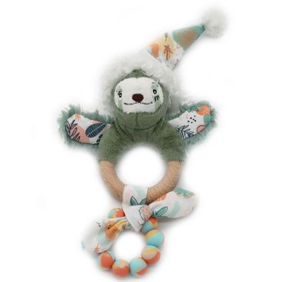 LES DEGLINGOS Anneau de dentition en silicone Chillo le paresseux