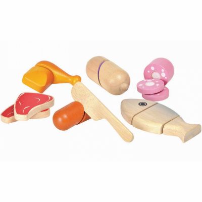 PLAN TOYS Assortiment d'aliments a couper PT3457