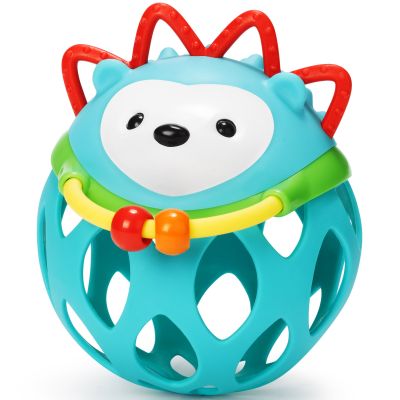 SKIP HOP  Hochet balle h&eacute;risson anneau de dentition, turquoise