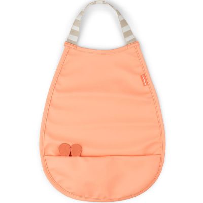 Done By Deer Pull-over Bib Raffi Coral Orange