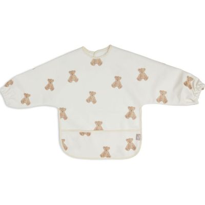 JOLLEIN Bavoir manches longues imperm&eacute;able Teddy Bear - 