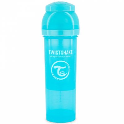 TWISTSHAKE  Biberon anti-coliques bleu pastel 330 ml