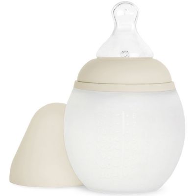 ELHEE Biberon en silicone m&eacute;dical 240 ml Beige 