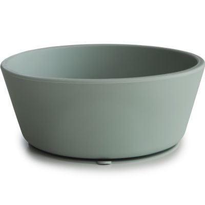 MUSHIE  - Bol &agrave; ventouse en silicone - Cambridge blue