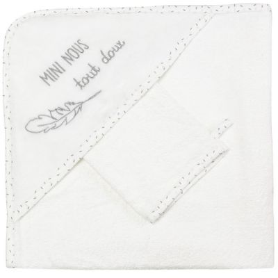 TROIS KILOS SEPT Cape de bain b&eacute;b&eacute;  Mini Nous