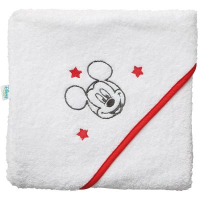 DISNEY  Mickey Cape de bain - 80 x 80 cm   Blanc/Rouge