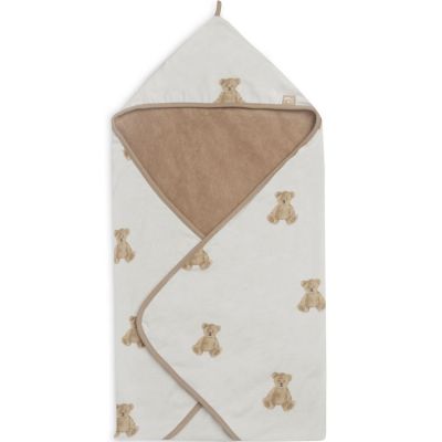 JOLLEIN Cape de bain b&eacute;b&eacute; 75x75 cm Jersey Teddy Bear - 