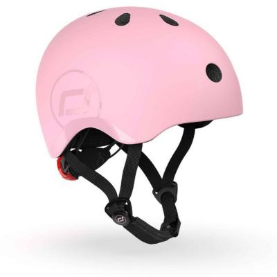 SCOOT AND RIDE Casque pour porteur &eacute;volutif Highwaykick rose (3 ans et +)