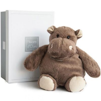 HISTOIRE D OURS Peluche hippo grand mod&egrave;le 38cm histoire d'ours