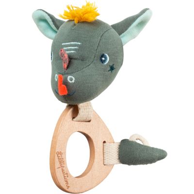 LILLIPUTIENS Hochet en bois Eco  Joe