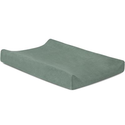 JOLLEIN Lot de 2 housses de matelas &agrave; langer Ash green vert (50 x 70 cm)