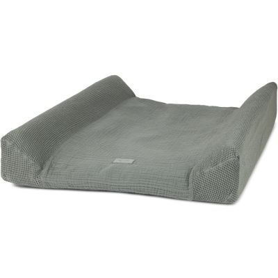 NOBODINOZ  - Wabi Sabi Housse pour matelas &agrave; langer, 50 x 70 cm, azur