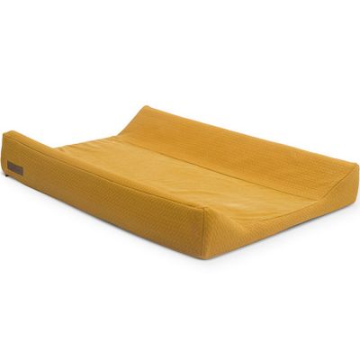JOLLEIN Housse de matelas &agrave; langer Brick velvet moutarde (50 x 70 cm)