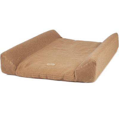NOBODINOZ  - Wabi Sabi Housse pour matelas &agrave; langer, 50 x 70 cm, s&eacute;same