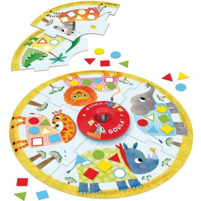 DUJARDIN DISET Jeu de soci&eacute;t&eacute; Goula Safari Roulette