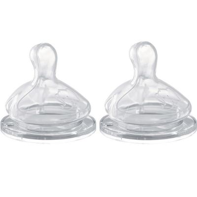 BEBE CONFORT  T&eacute;tine Perfect Sense Silicone 0M Taille L 2uts
