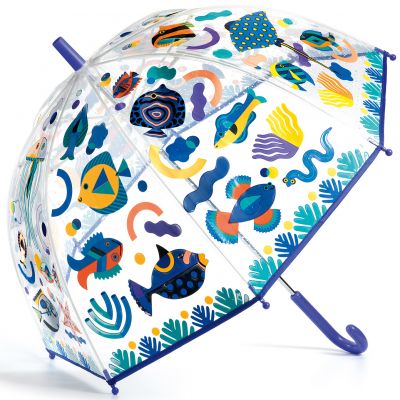 DJECO Parapluies transparent Poissons Magique