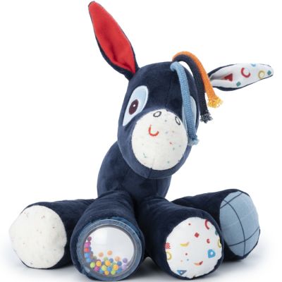 LILLIPUTIENS Peluche d'activit&eacute;s sonore Ignace au galop (26 cm)