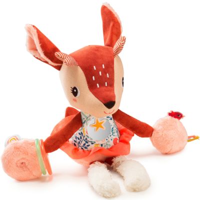 LILLIPUTIENS Peluche multi-activit&eacute;s Stella le faon 
