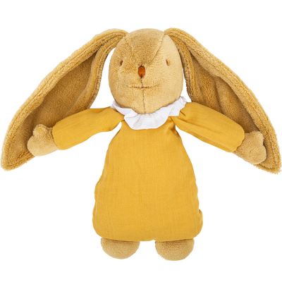 TROUSSELIER  - Lapin Nid d'Ange Doudou Musical - Lin Curry 25Cm