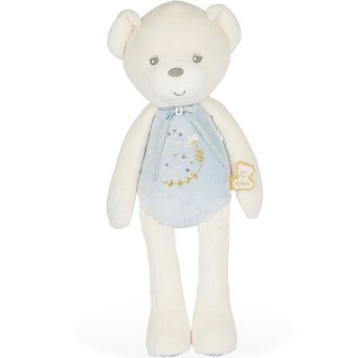  KALOO Perle - Peluche Pantin Musical Ourson Bleu - 35 cm K969965