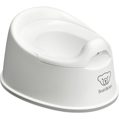 BABYBJORN  - pot smart, blanc/gris