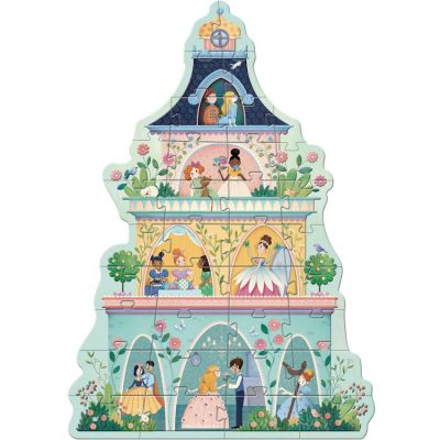 DJECO Puzzle G&eacute;ant - La Tour des Princesses 