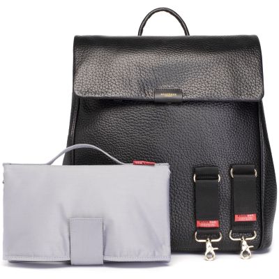 STORKSAK  Sac &agrave; langer dos St James cuir noir 