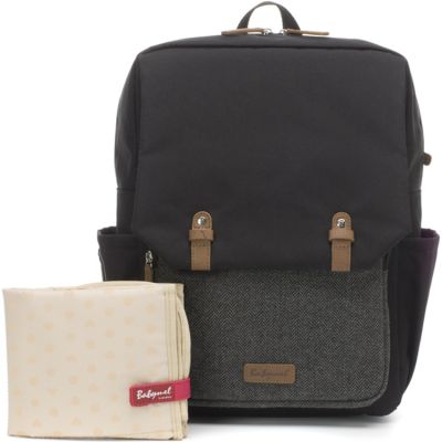 BABYMEL  Sac &agrave; langer dos George Black-Tweed