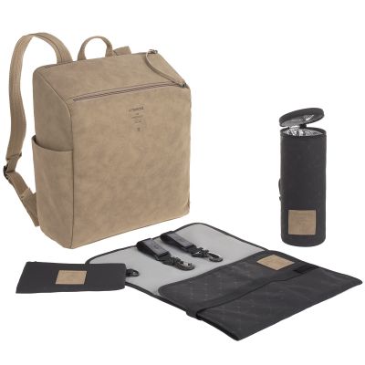LASSIG L&Auml;SSIG Sac &agrave; dos pour changer le b&eacute;b&eacute;/Tender Backpack camel 1103027331