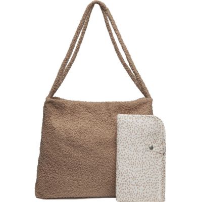 JOLLEIN Sac &agrave; langer Tote bag Boucle Biscuit