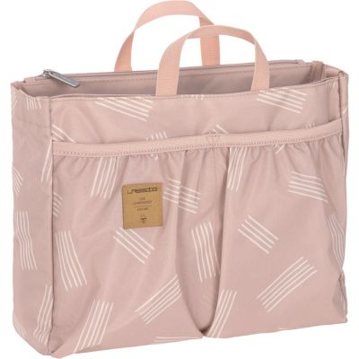 LASSIG L&Auml;SSIG Sac &agrave; langer Casual Multitalent Organizer Soft Stripes rose