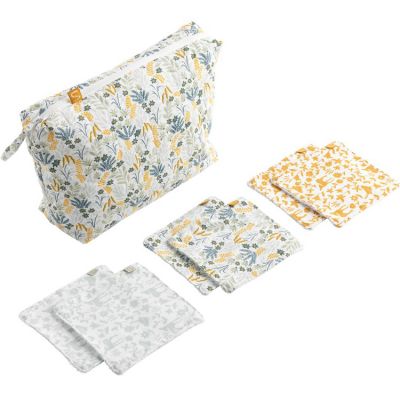 SAUTHON Trousse De Toilette B&eacute;b&eacute; Avec Carr&eacute;s &Eacute;ponge Promenons Nous