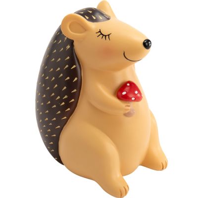 AMADEUS Veilleuse Simon le h&eacute;risson -  - Marron - R&eacute;sine