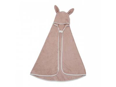 FABELAB Cape de Bain B&eacute;b&eacute; Bio Rose Vintage