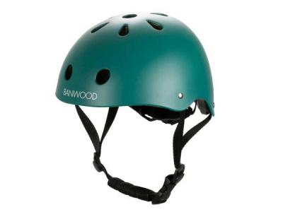 BANWOOD Casque De V&eacute;lo Abs Pour Enfants De 3 &Agrave; 7 Ans Protection Vert Fonc&eacute;