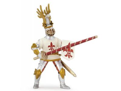 PAPO  - Chevalier blanc fleur de lys 