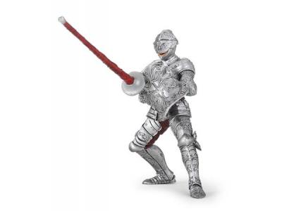 PAPO Chevalier en armure - dim. 7,3 cm x 11,4 cm x 9,2 cm