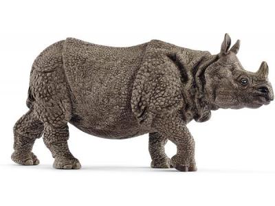 SCHLEICH  Wild Life Indian Rhinoceros Figure Gris
