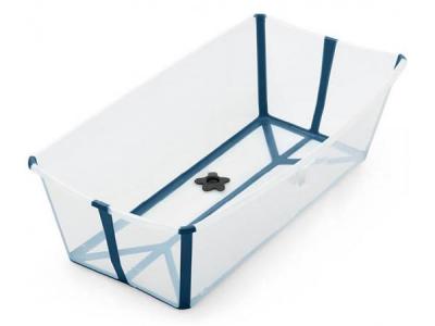 STOKKE  - Baignoire pliante Flexi Bath&reg; X-Large transparent bleu