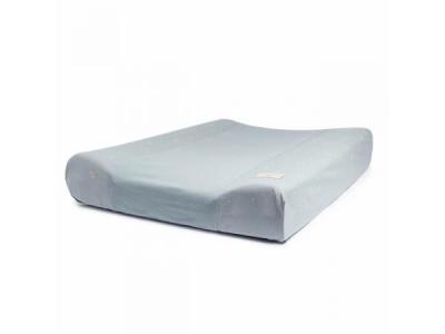 NOBODINOZ  - Housse de matelas &agrave; langer Calma - Willow soft blue