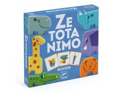  Animaux en bois &agrave;  Empiler Ze Totanimo Djeco