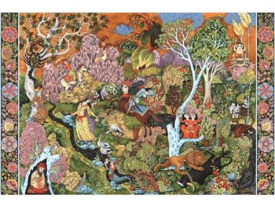 RAVENSBURGER Puzzle 3000 pi&egrave;ces  Jardin des signes solaires