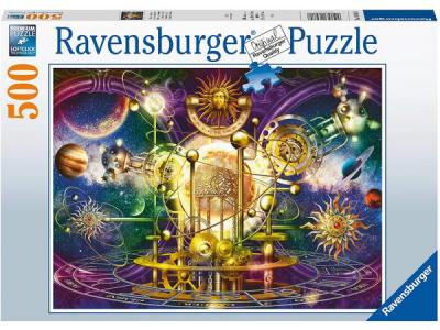 RAVENSBURGER Puzzle 500 pi&egrave;ces : Syst&egrave;me solaire dor&eacute; Coloris Unique
