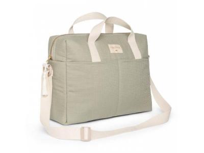 NOBODINOZ Sac &agrave; Langer en Coton Bio Gala - Laurel Green