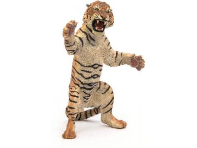 PAPO Tigre debout - dim. 12,5 cm x 7,8 cm x 5,8 cm