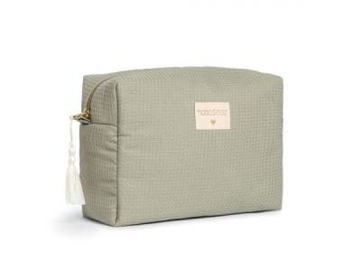 NOBODINOZ Trousse de toilette nid d'abeille Diva Laurel Green