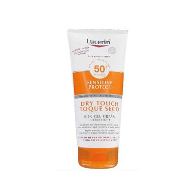 EUCERIN Solaire Protection gel-cr&egrave;me anti-huile toucher sec SPF50+ 200 ml