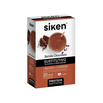 SIKEN Shake Substitut Aromatis&eacute; Au Chocolat 6 Enveloppes